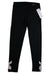A Black Leggings from Janie & Jack in size 7Y for girl. (Front View)
