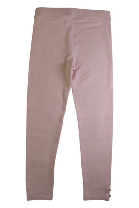 A Pink Leggings from Janie & Jack in size 7Y for girl. (Back View)