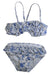 A Blue Swimsuits from Janie & Jack in size 6T for girl. (Front View)