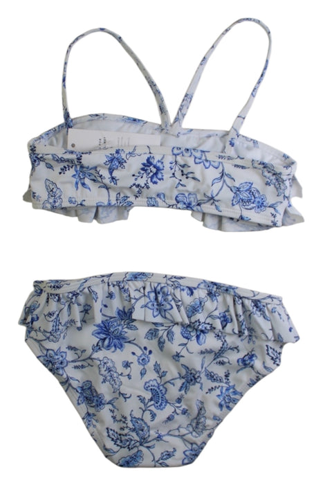 A Blue Swimsuits from Janie & Jack in size 6T for girl. (Back View)