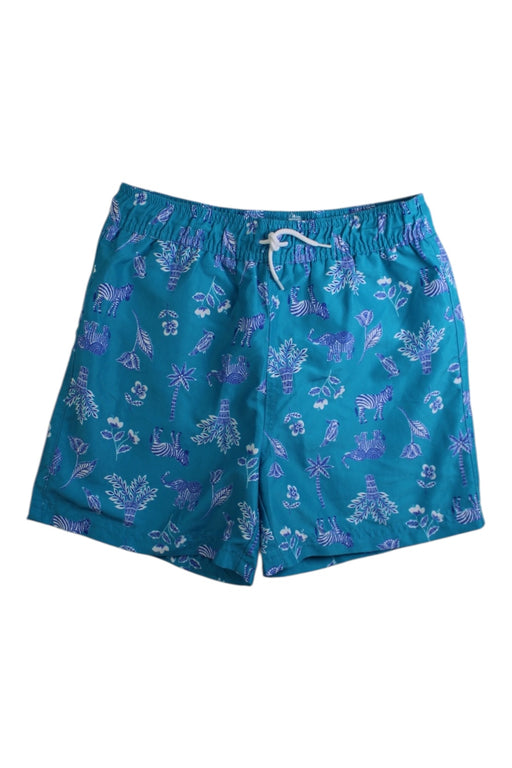 A Teal Shorts from Janie & Jack in size 7Y for boy. (Front View)