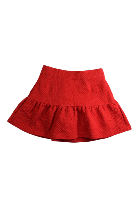 A Red Short Skirts from Janie & Jack in size 6T for girl. (Front View)