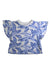 A Blue Sleeveless Tops from Janie & Jack in size 7Y for girl. (Front View)