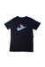 A Black Short Sleeve T Shirts from Nike in size 10Y for boy. (Front View)