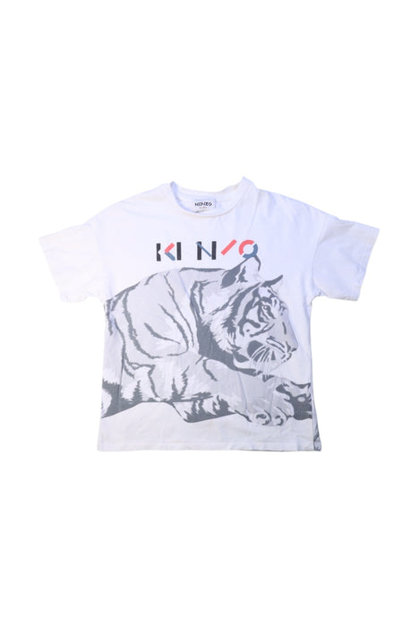 A White Short Sleeve T Shirts from Kenzo in size 8Y for boy. (Front View)