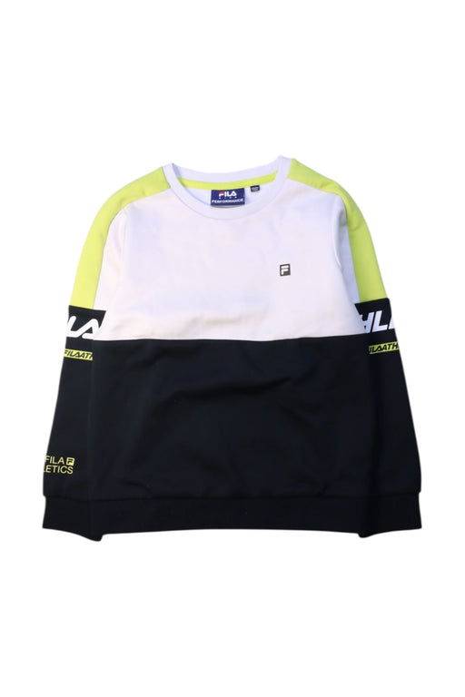 A White Crewneck Sweatshirts from Fila in size 7Y for neutral. (Front View)