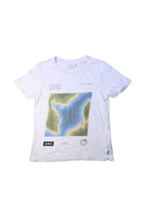 A White Short Sleeve T Shirts from Scotch & Soda in size 8Y for neutral. (Front View)
