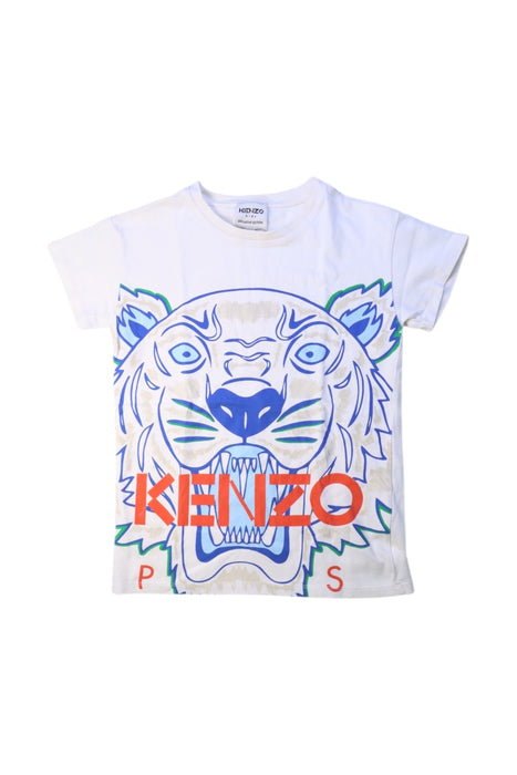 A White Short Sleeve T Shirts from Kenzo in size 8Y for boy. (Front View)