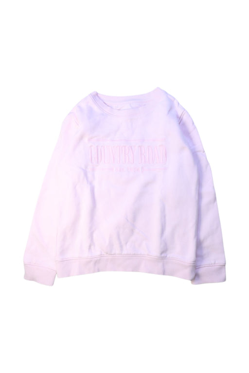 A Pink Crewneck Sweatshirts from Country Road in size 7Y for girl. (Front View)