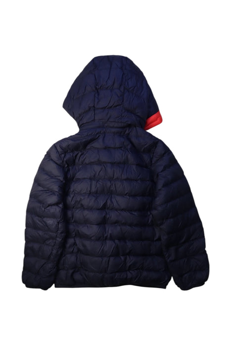 A Navy Puffer/Quilted Jackets from Fila in size 7Y for boy. (Back View)