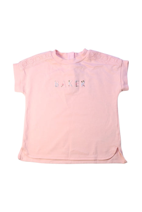 A Pink Short Sleeve T Shirts from Baker by Ted Baker in size 18-24M for girl. (Front View)