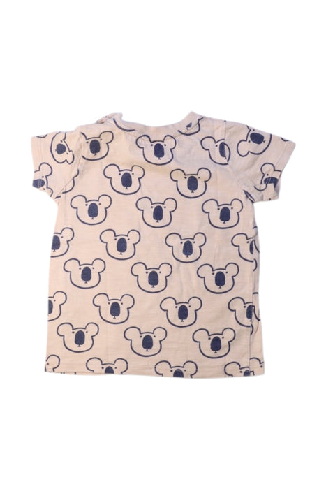 A Beige Short Sleeve T Shirts from Seed in size 18-24M for boy. (Back View)