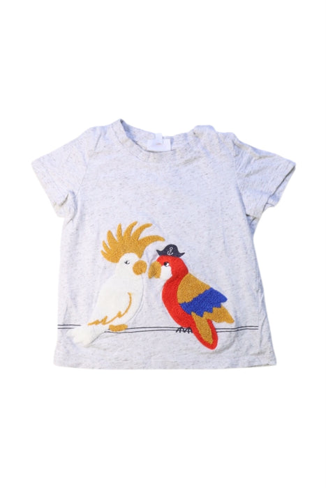 A White Short Sleeve T Shirts from Seed in size 2T for boy. (Front View)