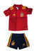 A Red Active Shorts from Adidas in size 2T for boy. (Front View)