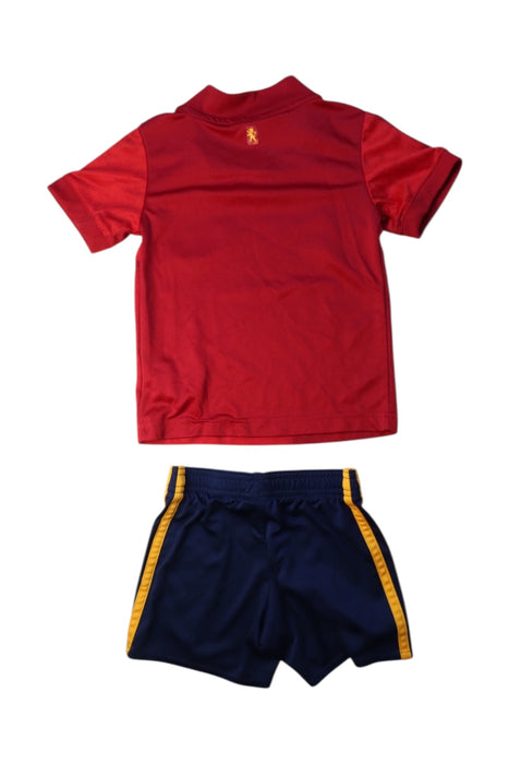 A Red Active Shorts from Adidas in size 2T for boy. (Back View)