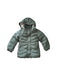 A Green Puffer/Quilted Coats & Outerwear from Abercrombie & Fitch in size 5T for neutral. (Front View)