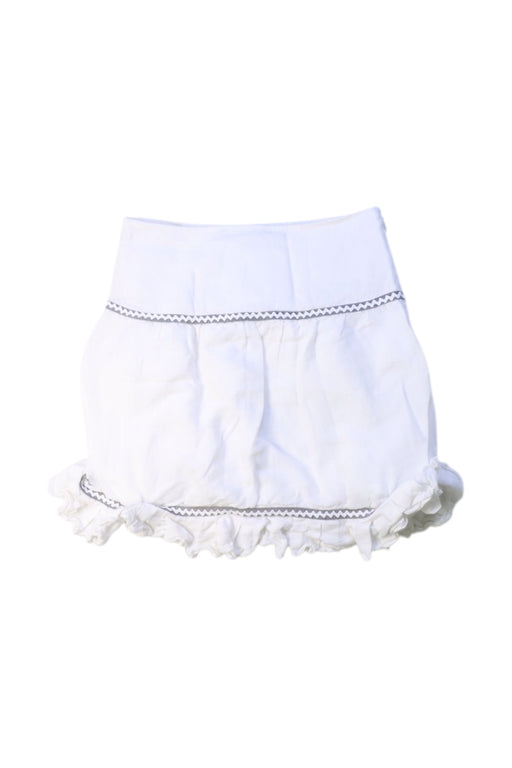 A White Short Skirts from Château de Sable in size 6T for girl. (Front View)
