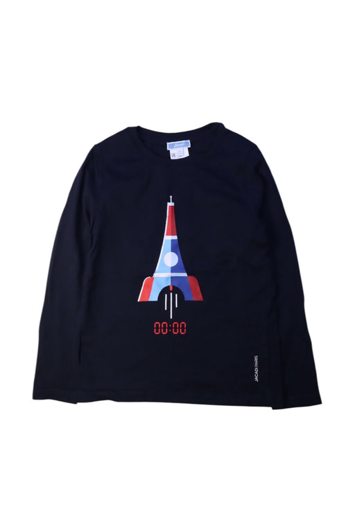 A Black Long Sleeve T Shirts from Jacadi in size 8Y for neutral. (Front View)