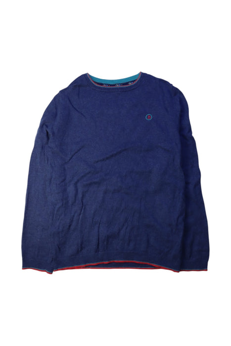 A Navy Knit Sweaters from Baker by Ted Baker in size 9Y for boy. (Front View)