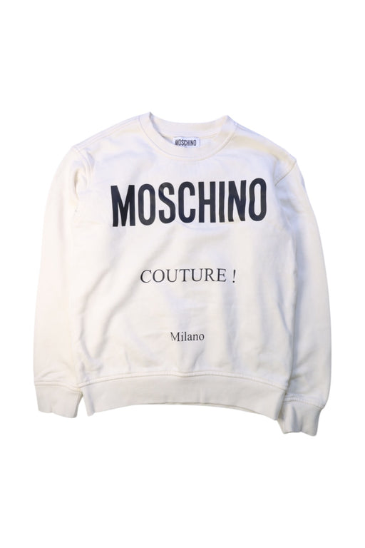 A White Crewneck Sweatshirts from Moschino in size 8Y for neutral. (Front View)