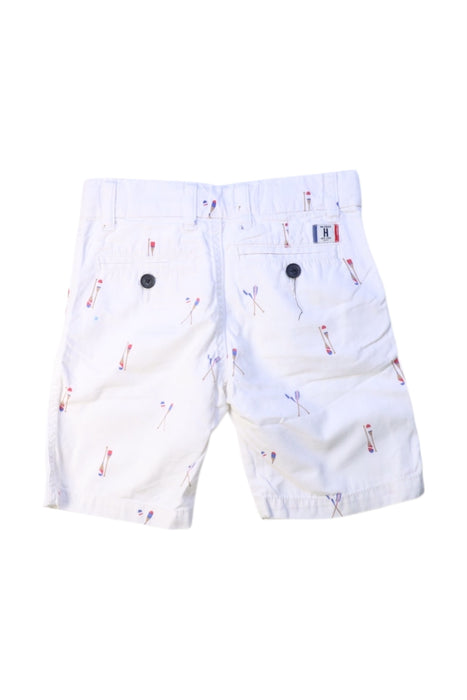 A White Shorts from Tommy Hilfiger in size 4T for boy. (Back View)
