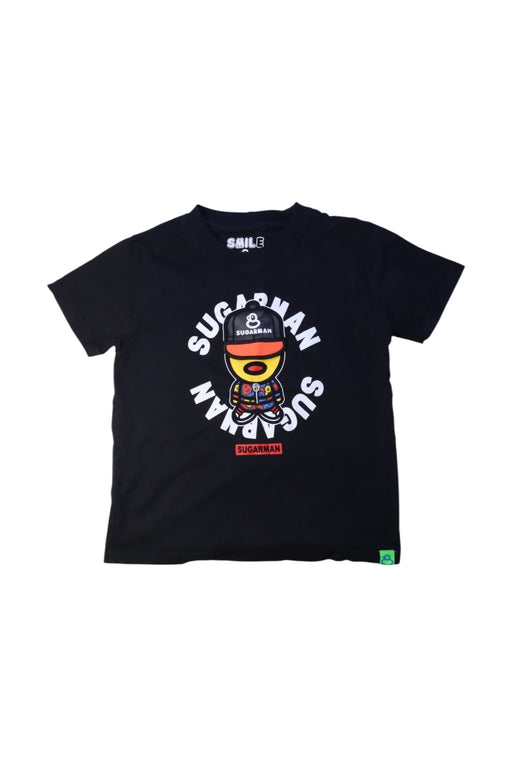 A Black Short Sleeve T Shirts from Sugarman in size 8Y for boy. (Front View)