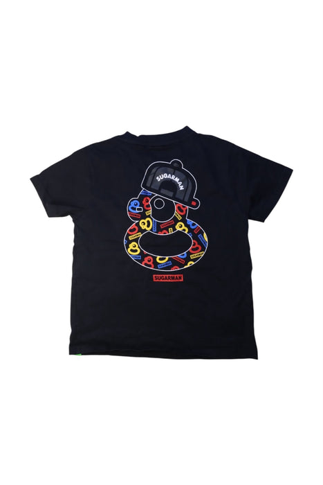 A Black Short Sleeve T Shirts from Sugarman in size 8Y for boy. (Back View)