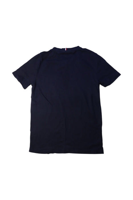 A Navy Short Sleeve T Shirts from Tommy Hilfiger in size 10Y for boy. (Back View)
