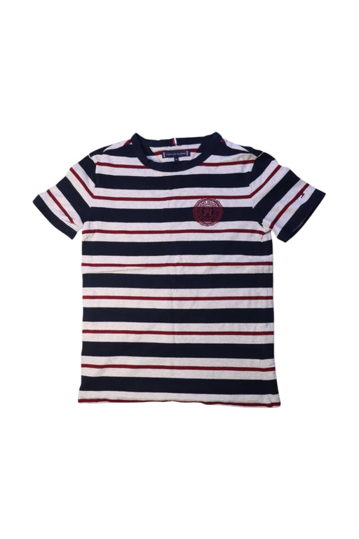 A Navy Short Sleeve T Shirts from Tommy Hilfiger in size 10Y for boy. (Front View)