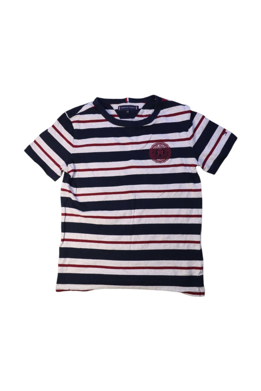 A Navy Short Sleeve T Shirts from Tommy Hilfiger in size 10Y for boy. (Front View)