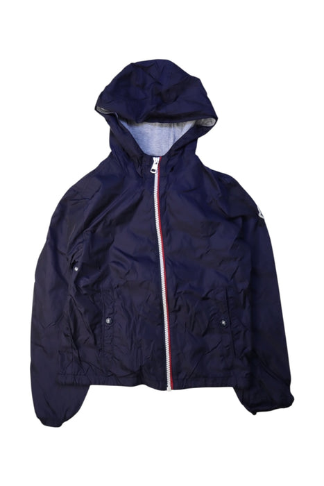 A Navy Lightweight Jackets from Moncler in size 8Y for neutral. (Front View)
