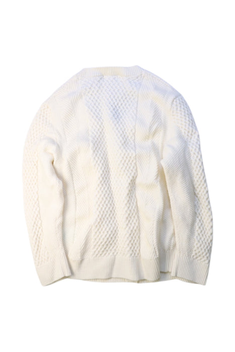 A White Cardigans from Nicholas & Bears in size 8Y for boy. (Back View)