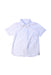 A White Short Sleeve Shirts from Jacadi in size 4T for boy. (Front View)