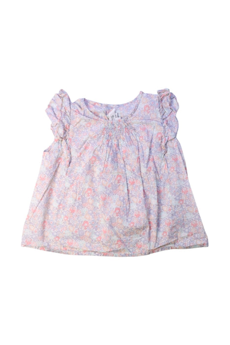 A Multicolour Sleeveless Tops from Bonpoint in size 6T for girl. (Front View)