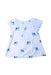 A White Short Sleeve Tops from Jacadi in size 6T for girl. (Front View)