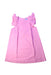 A Pink Sleeveless Dresses from Jacadi in size 6T for girl. (Front View)