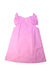 A Pink Sleeveless Dresses from Jacadi in size 6T for girl. (Back View)