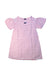 A Red Short Sleeve Dresses from Jacadi in size 6T for girl. (Back View)