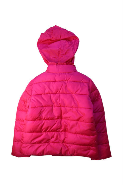A Pink Puffer/Quilted Coats & Outerwear from Jacadi in size 6T for girl. (Back View)