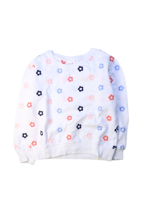 A Multicolour Crewneck Sweatshirts from Seed in size 6T for girl. (Front View)