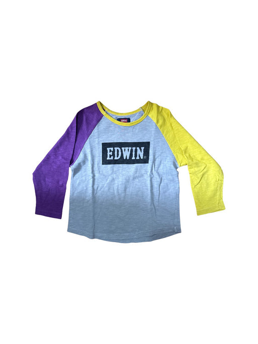 A Purple Long Sleeve T Shirts from EDWIN in size 6T for neutral. (Front View)