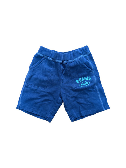 A Blue Shorts from BEAMS in size 4T for boy. (Front View)