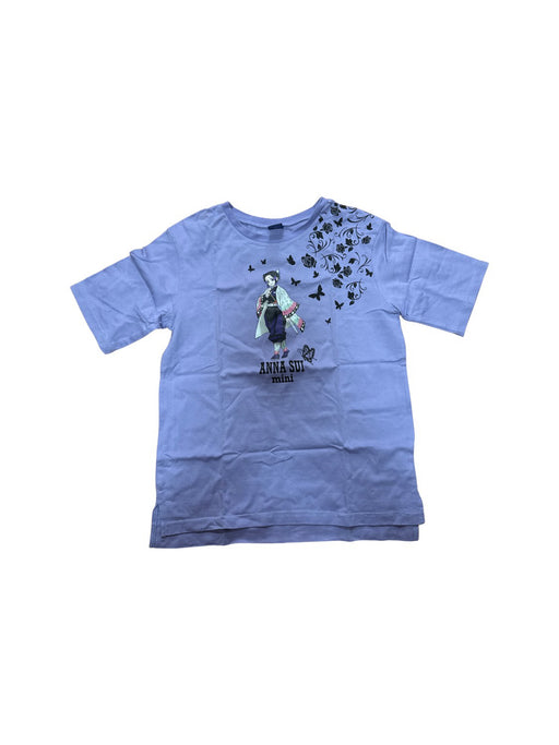 A Purple Short Sleeve T Shirts from Anna Sui in size 8Y for girl. (Front View)