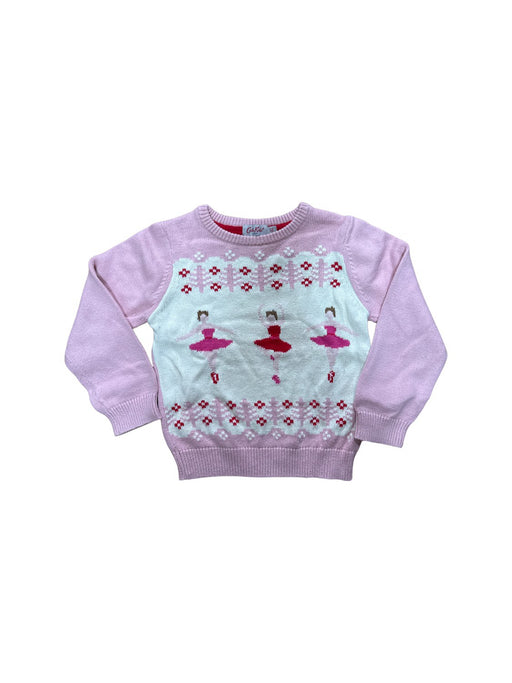 A Pink Knit Sweaters from Cath Kidston in size 3T for girl. (Front View)