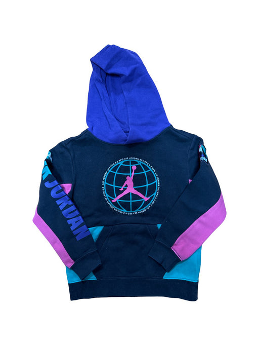 A Black Hooded Sweatshirts from Air Jordan in size 7Y for neutral. (Front View)