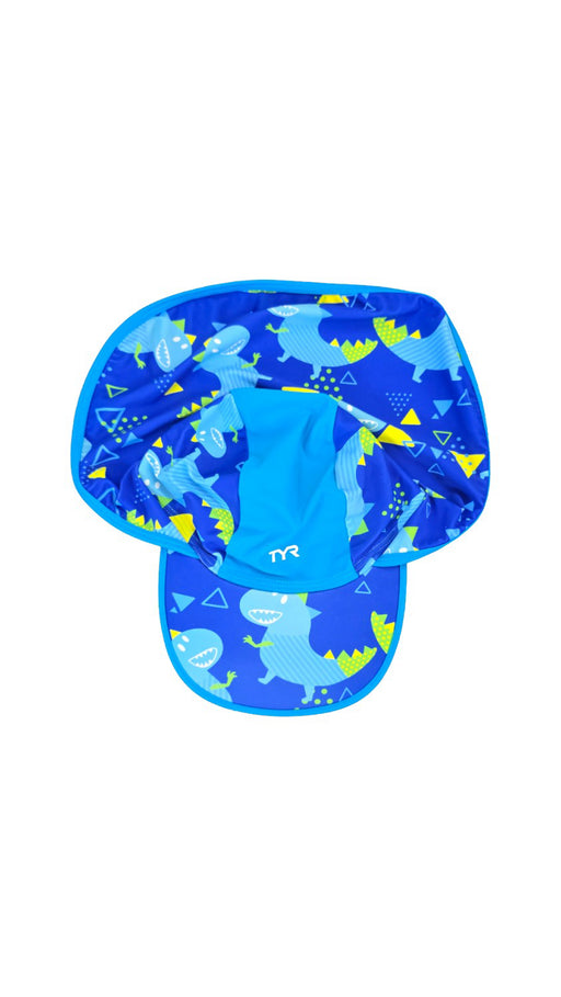 A Blue Sun Hats from TYR in size 12-18M for neutral. (Front View)