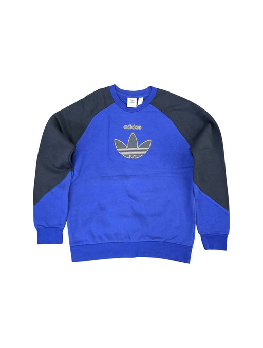 A Blue Crewneck Sweatshirts from Adidas in size 13Y for neutral. (Front View)