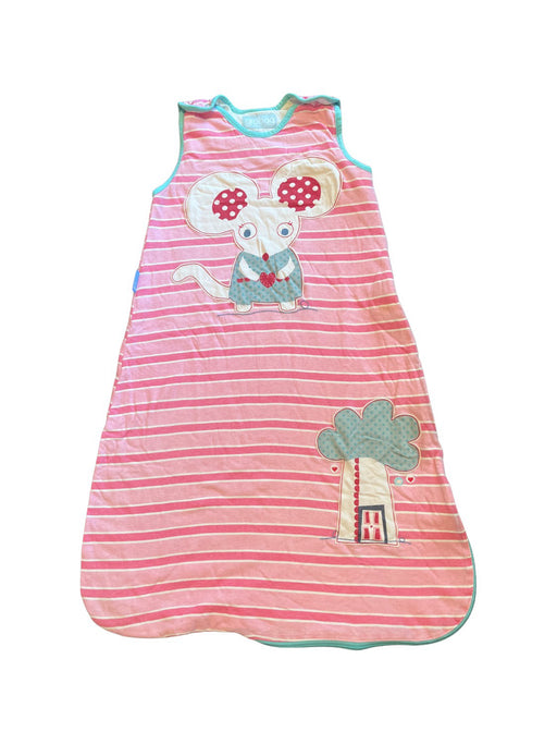 A Pink Sleepsacs from The Gro Company in size 6-12M for neutral. (Front View)