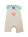 A Grey Short Sleeve Rompers from Frugi in size 18-24M for neutral. (Front View)