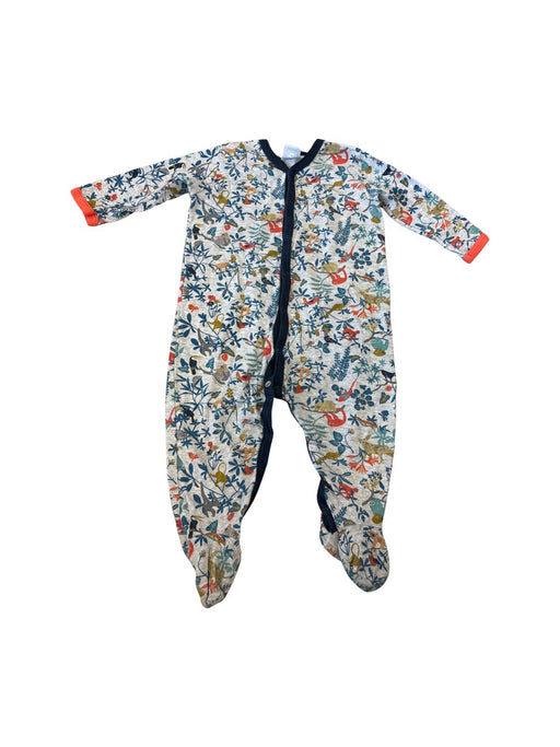 A Multicolour Onesies from Petit Bateau in size 6-12M for neutral. (Front View)